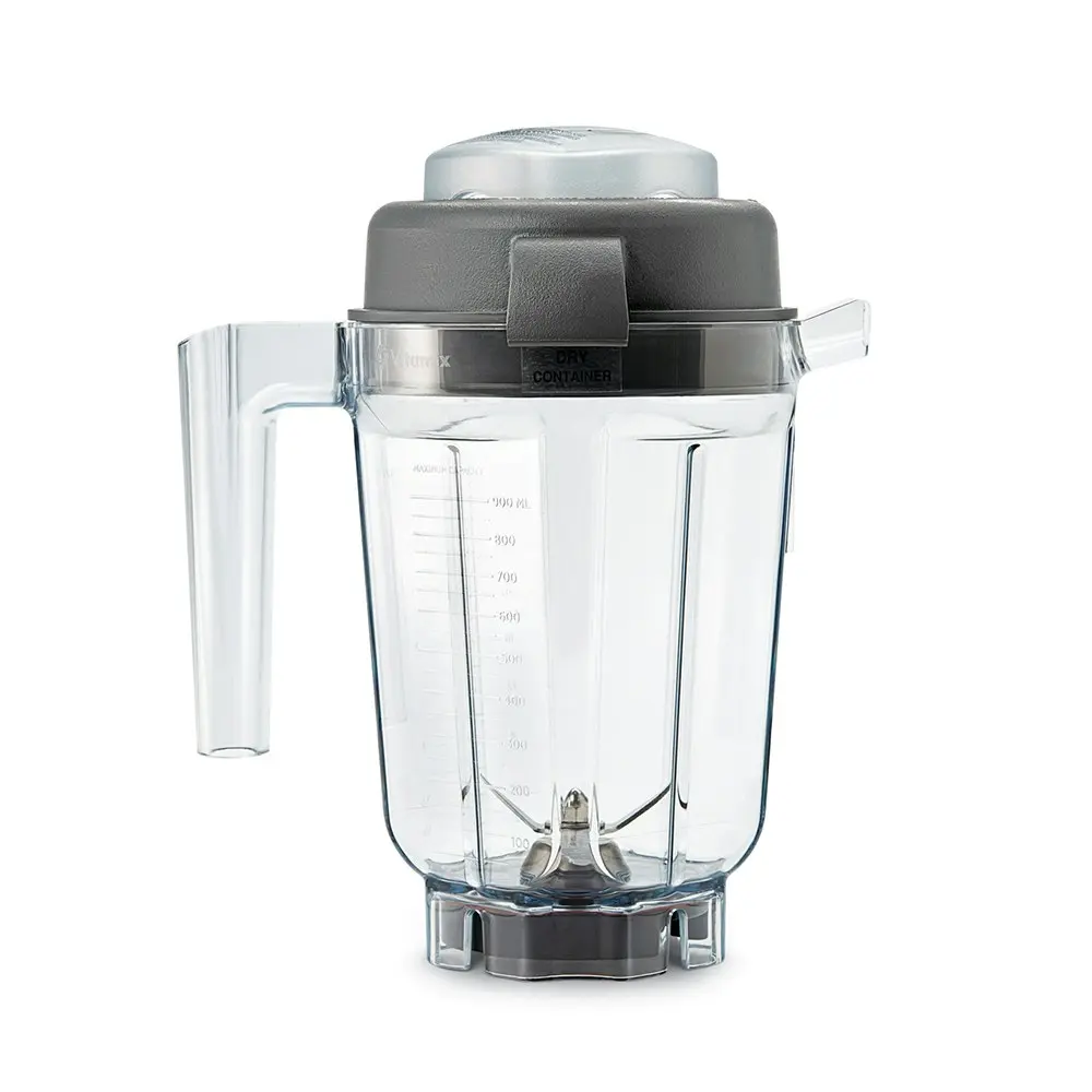 Vitamix Dry Blending Container Grinding Mixer Cup 0.9L/33cm w/ Lid Black/Clear