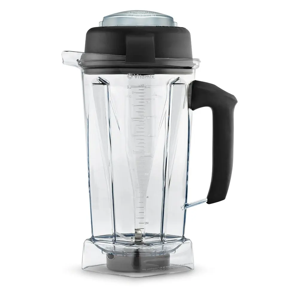 Vitamix Classic Blending Container Smoothie Maker 2L/33.5cm w/ Lid Black/Clear