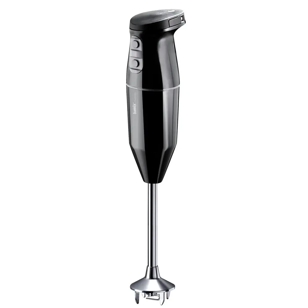 Bamix Cordless Plus Electric Handheld Blender Stainless Steel 36cm Black