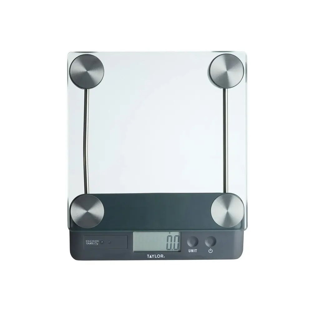 Taylor Glass Digital Food Weight Measure Kitchen Scale Touchless Tare 14.4kg