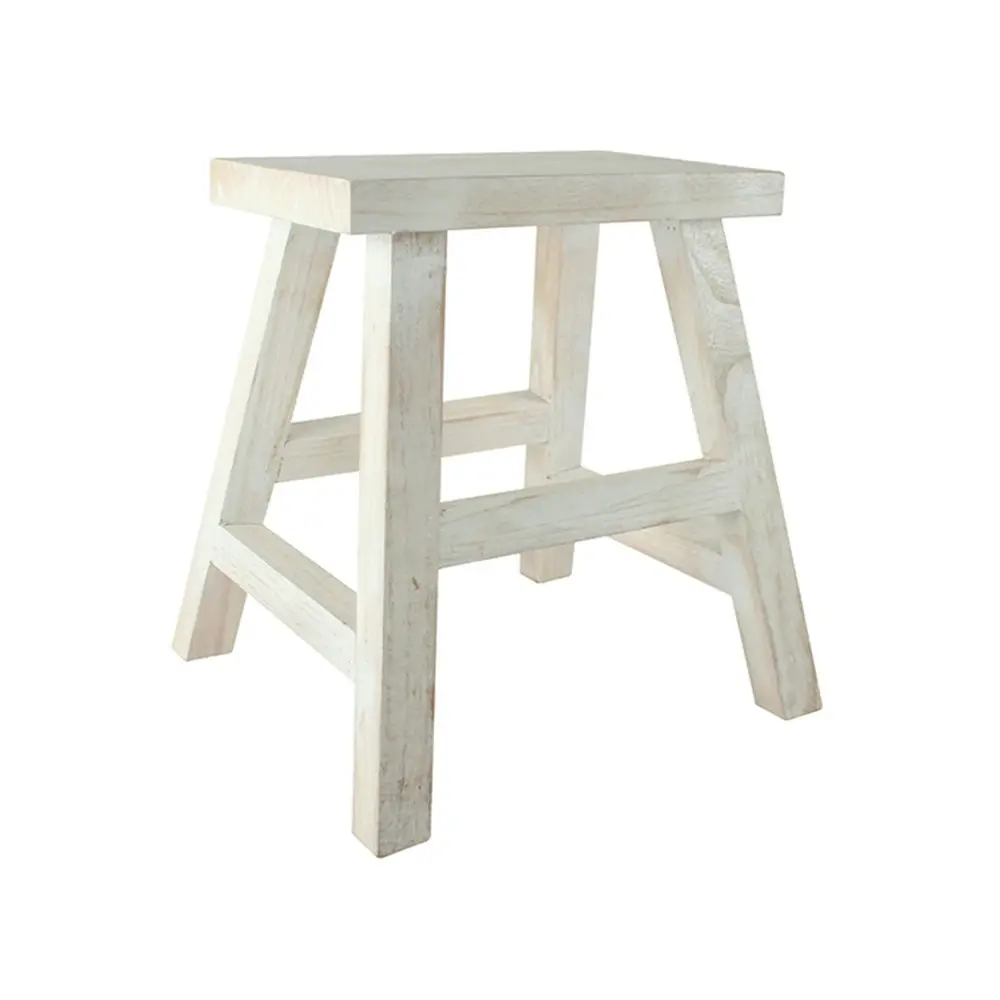 Maine & Crawford Howell 45x40cm Wooden Stool Chair Seat Home Furniture Natural