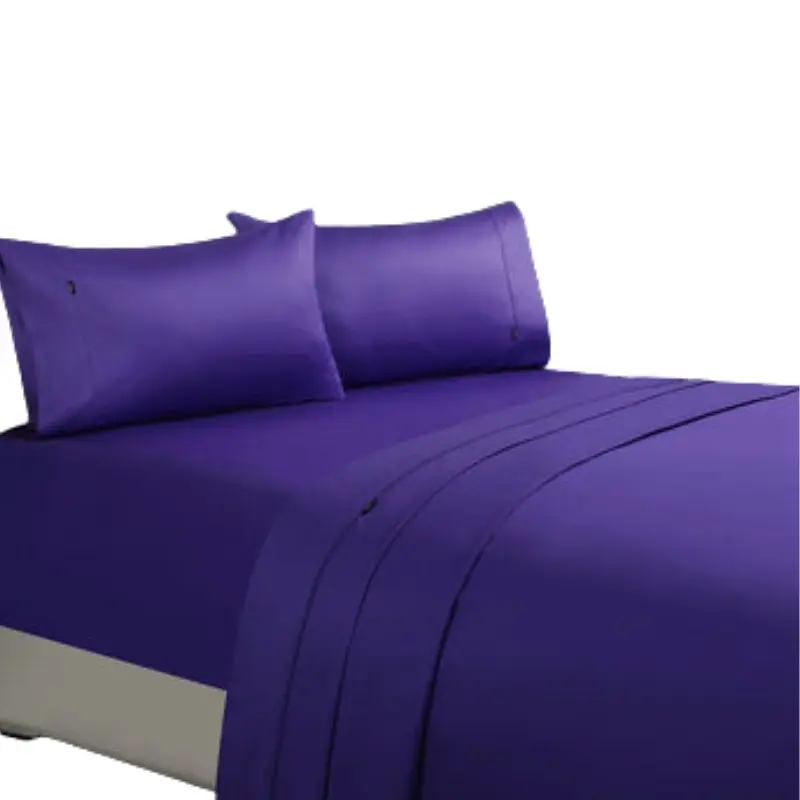 1000Tc Egyptian Cotton Sheet Set Queen - Violet