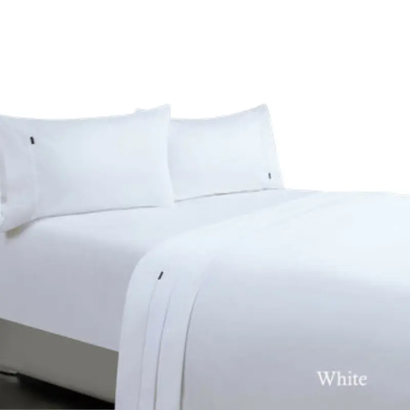 1000Tc Egyptian Cotton Sheet Set Queen - White