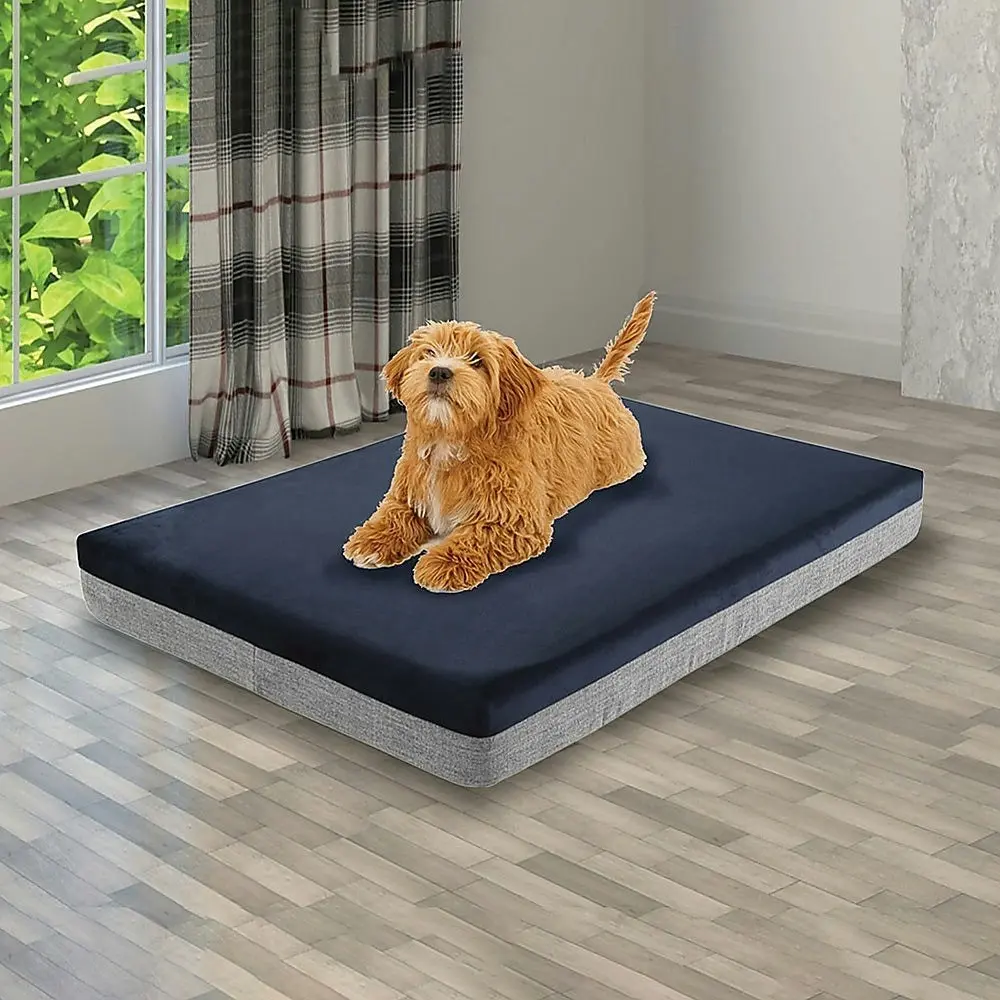 Memory Foam Dog Bed 12Cm Thick Large Orthopedic Pet Beds Waterproof Big - One Size