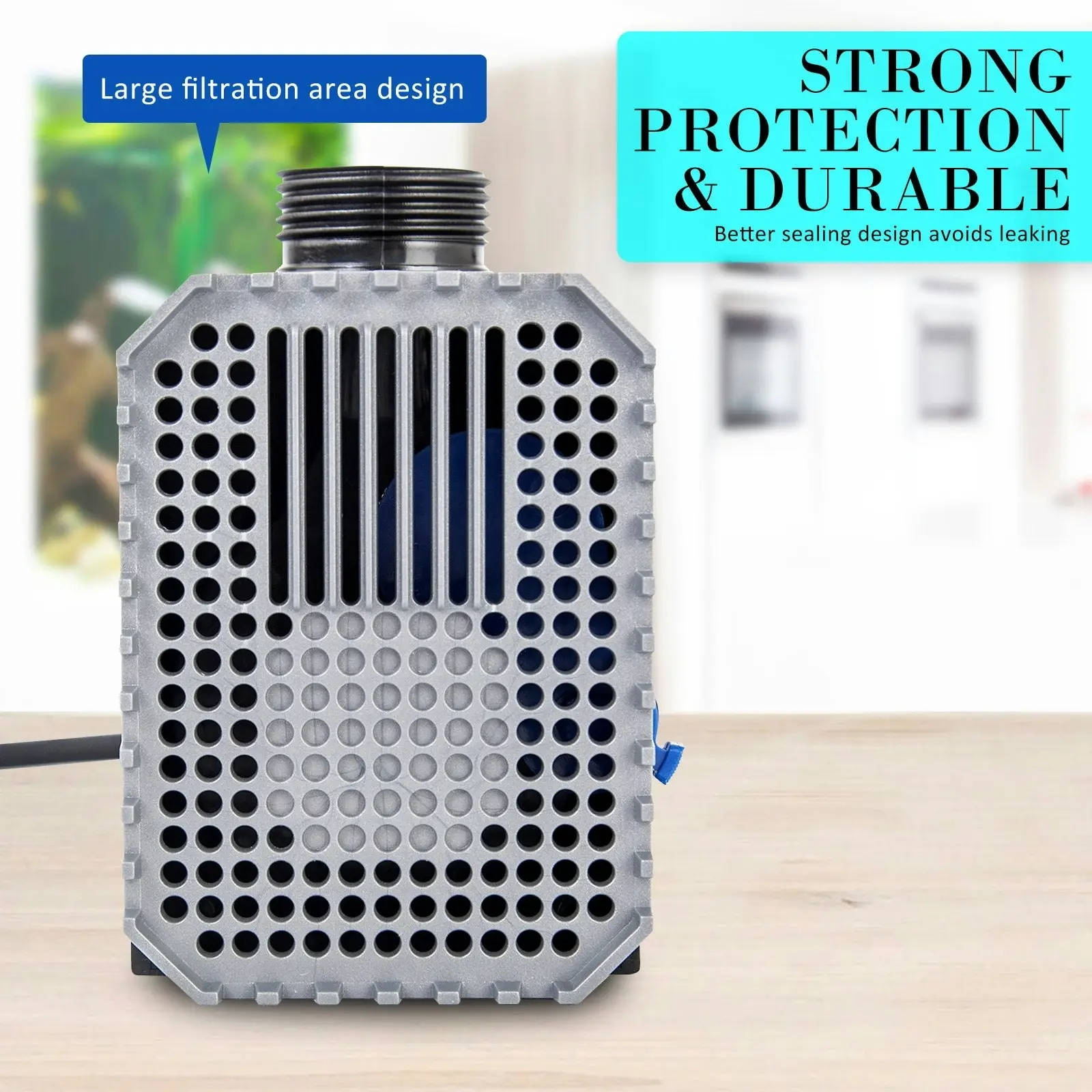 Dynamic Power Aquarium Submersible Water Pump 5000L/H 80W 3.8M Pond - One Size