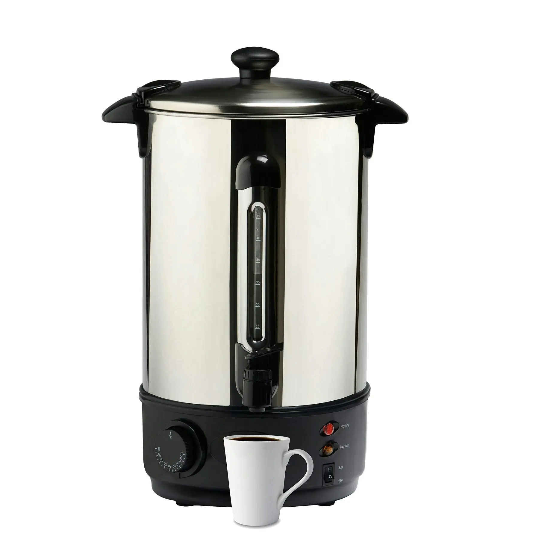 Stainless Steel 10L Hot Water Urn - One Size