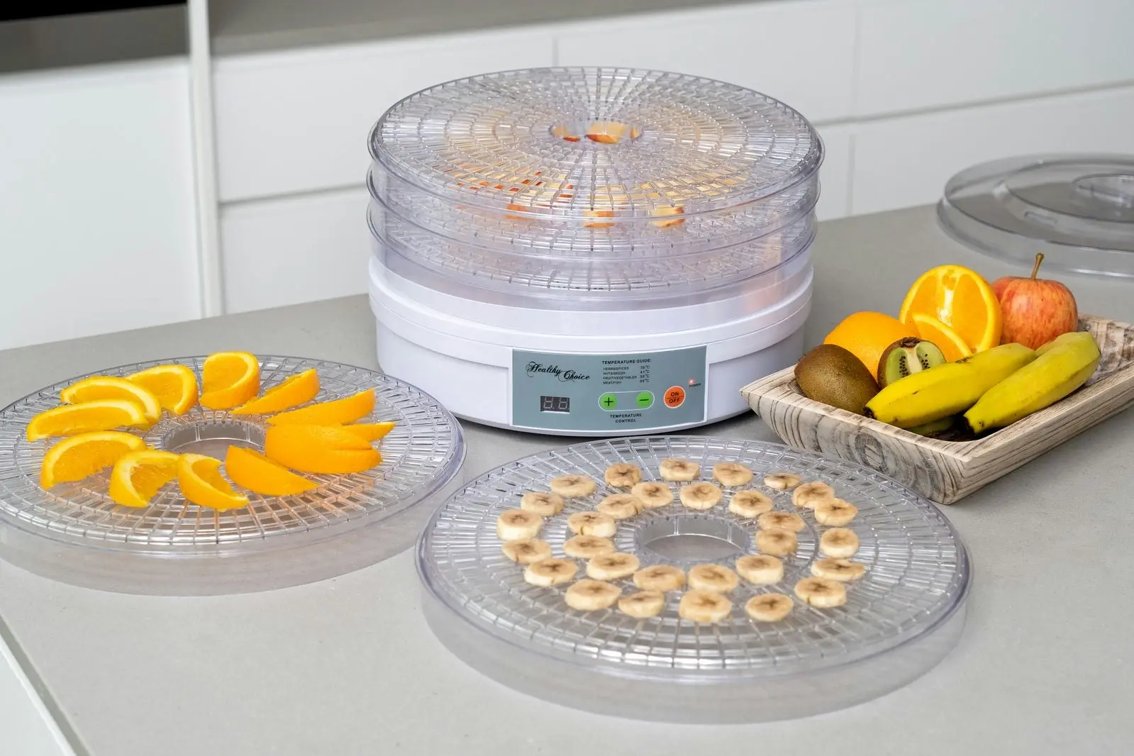 European Design Food Dehydrator/ Preserver W/ 2 Power Levels - One Size