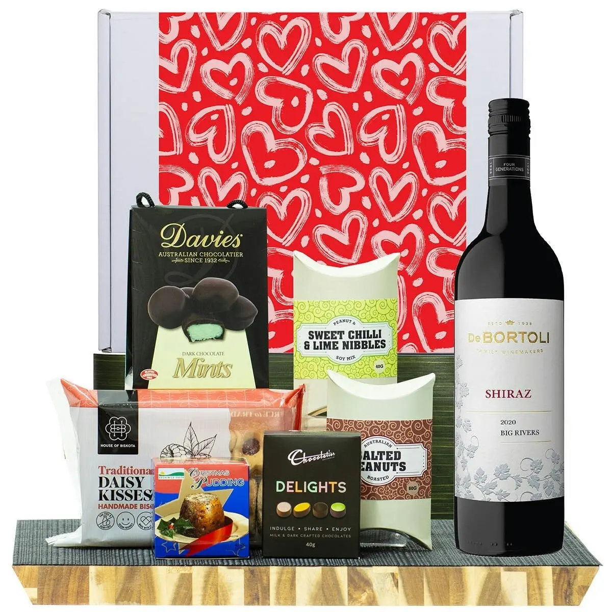 26521L Christmas Hamper with De Bortoli Big Rivers Shiraz