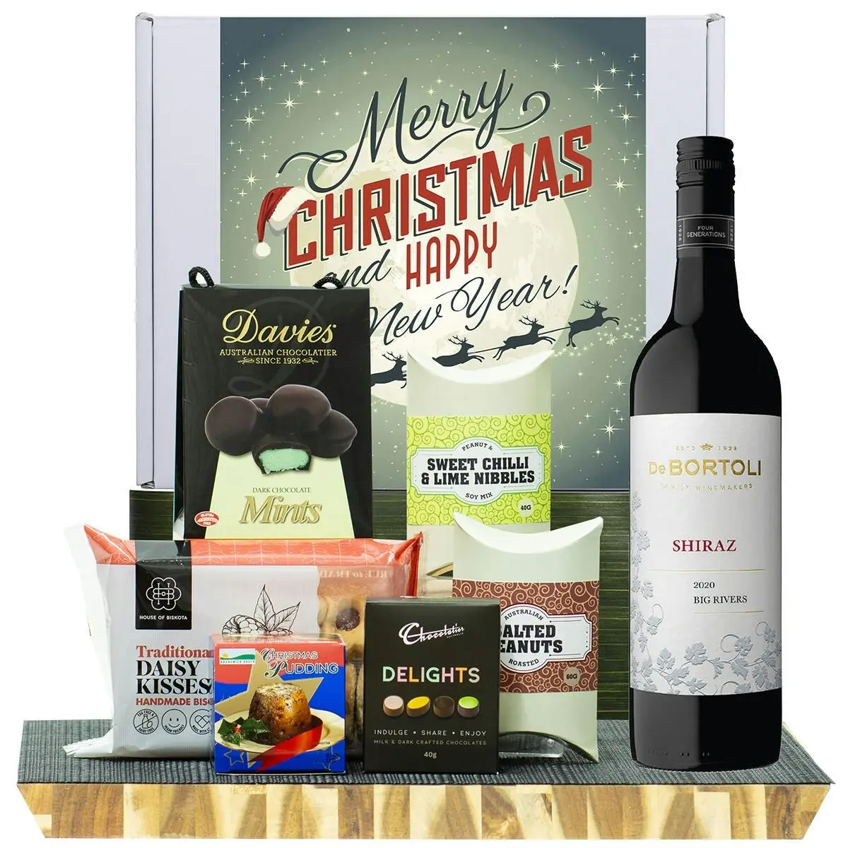 26521W Christmas Hamper with De Bortoli Big Rivers Shiraz