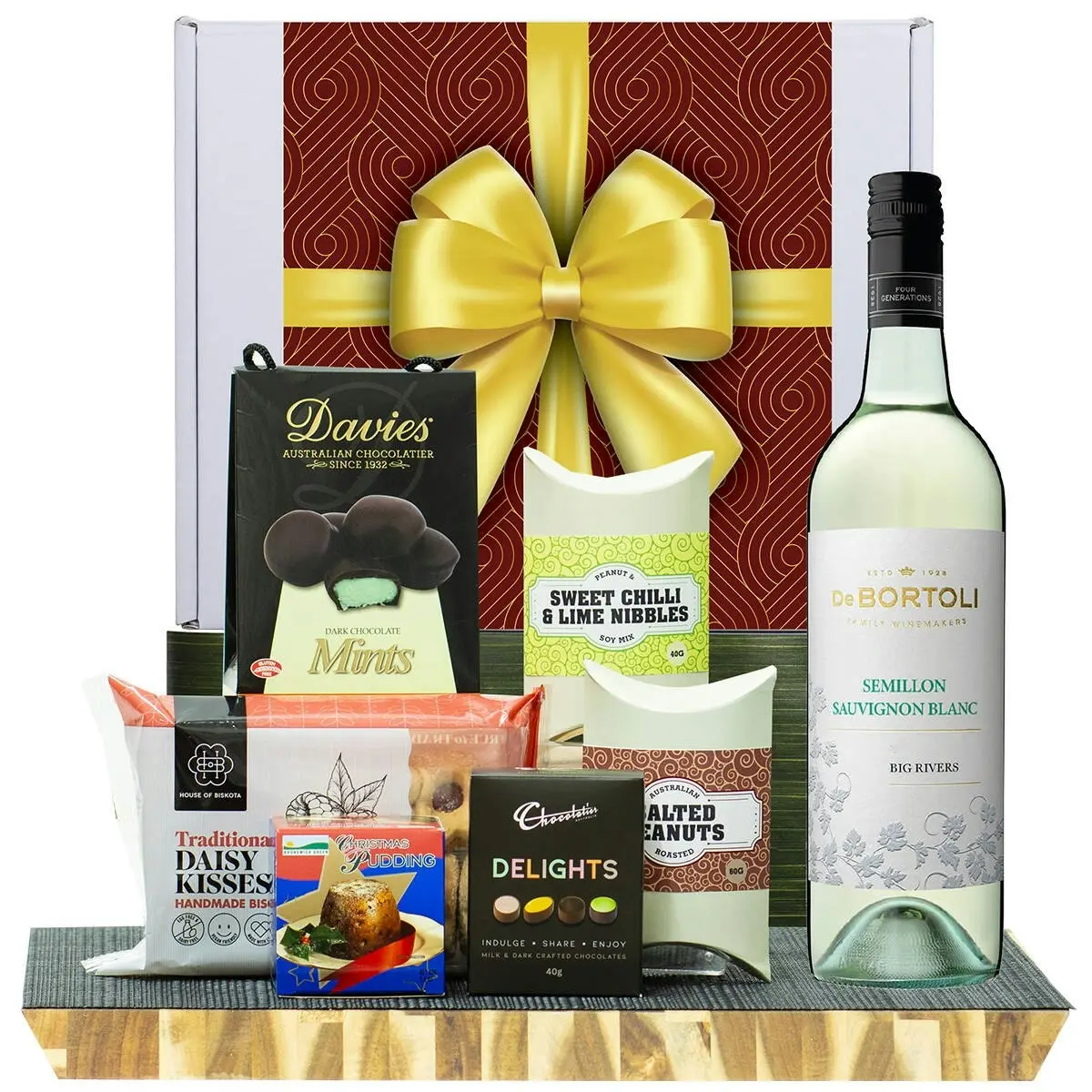 26522A Christmas Hamper with De Bortoli Big Rivers Semillon Sauvignon Blanc