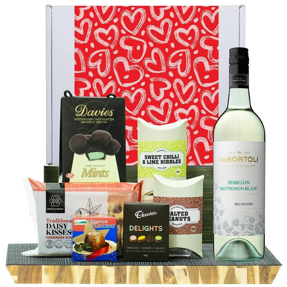 26522L Christmas Hamper with De Bortoli Big Rivers Semillon Sauvignon Blanc