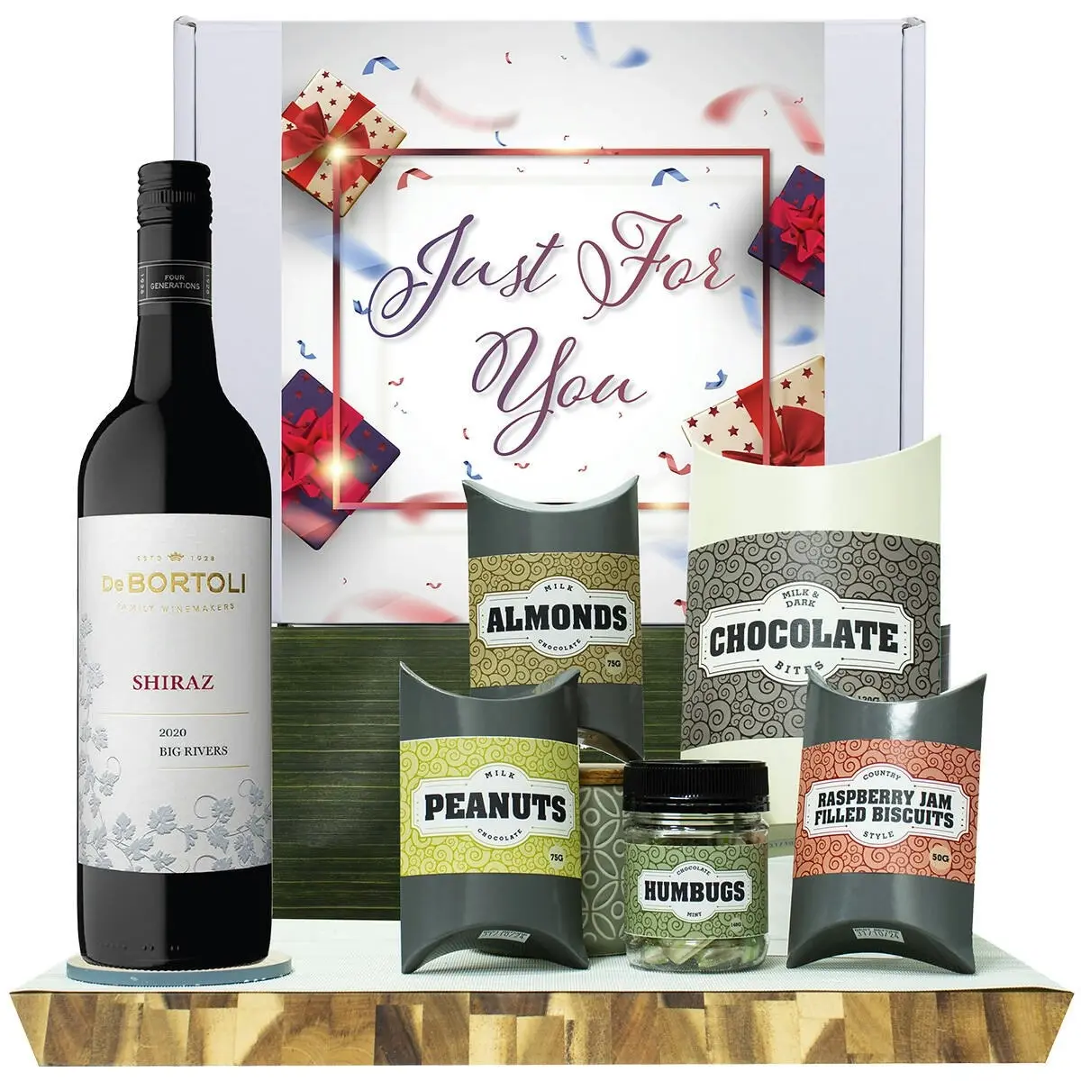 20421E Just For You Gourmet Hamper with De Bortoli Big Rivers