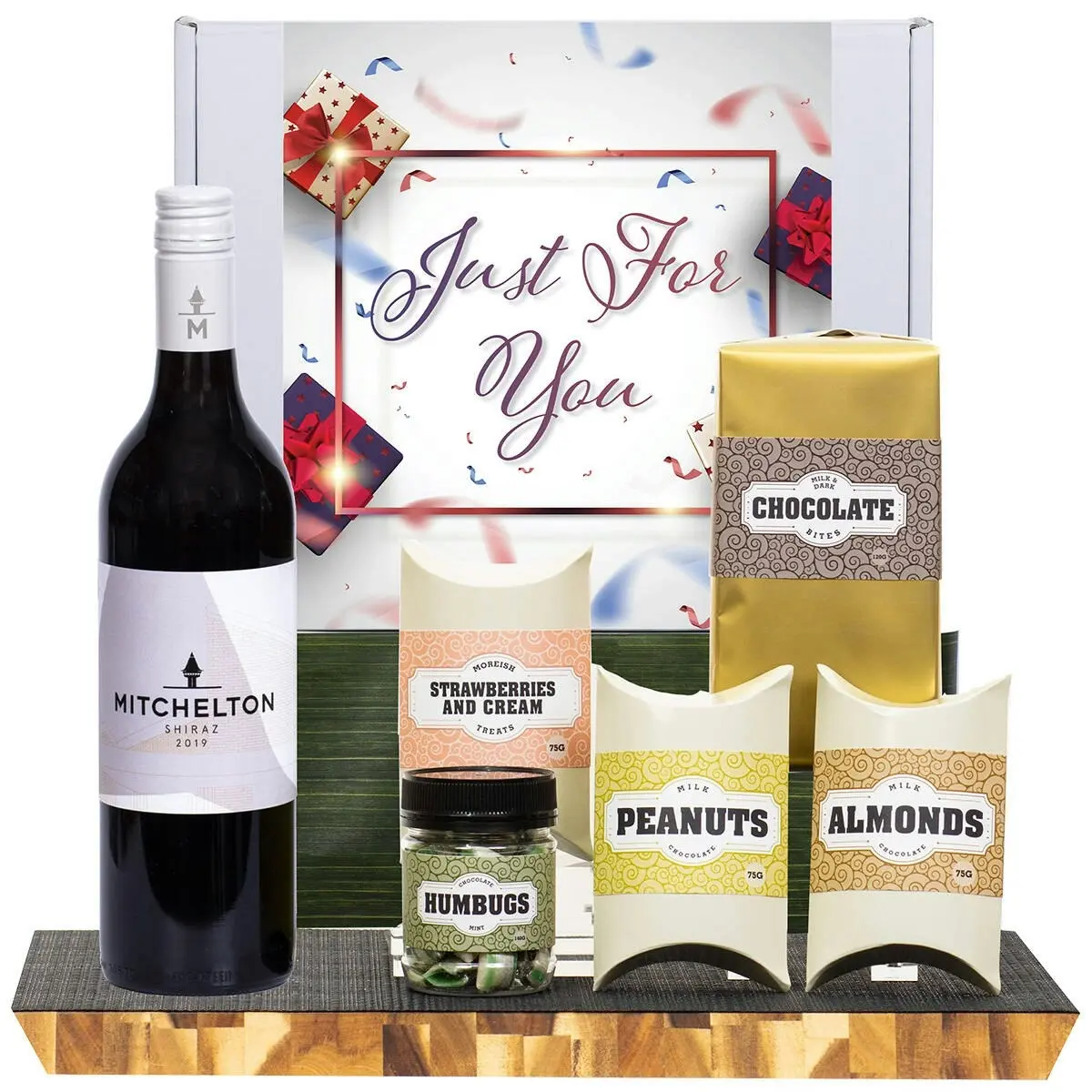 21251E Just For You Gourmet Hamper with Mitchelton Shiraz