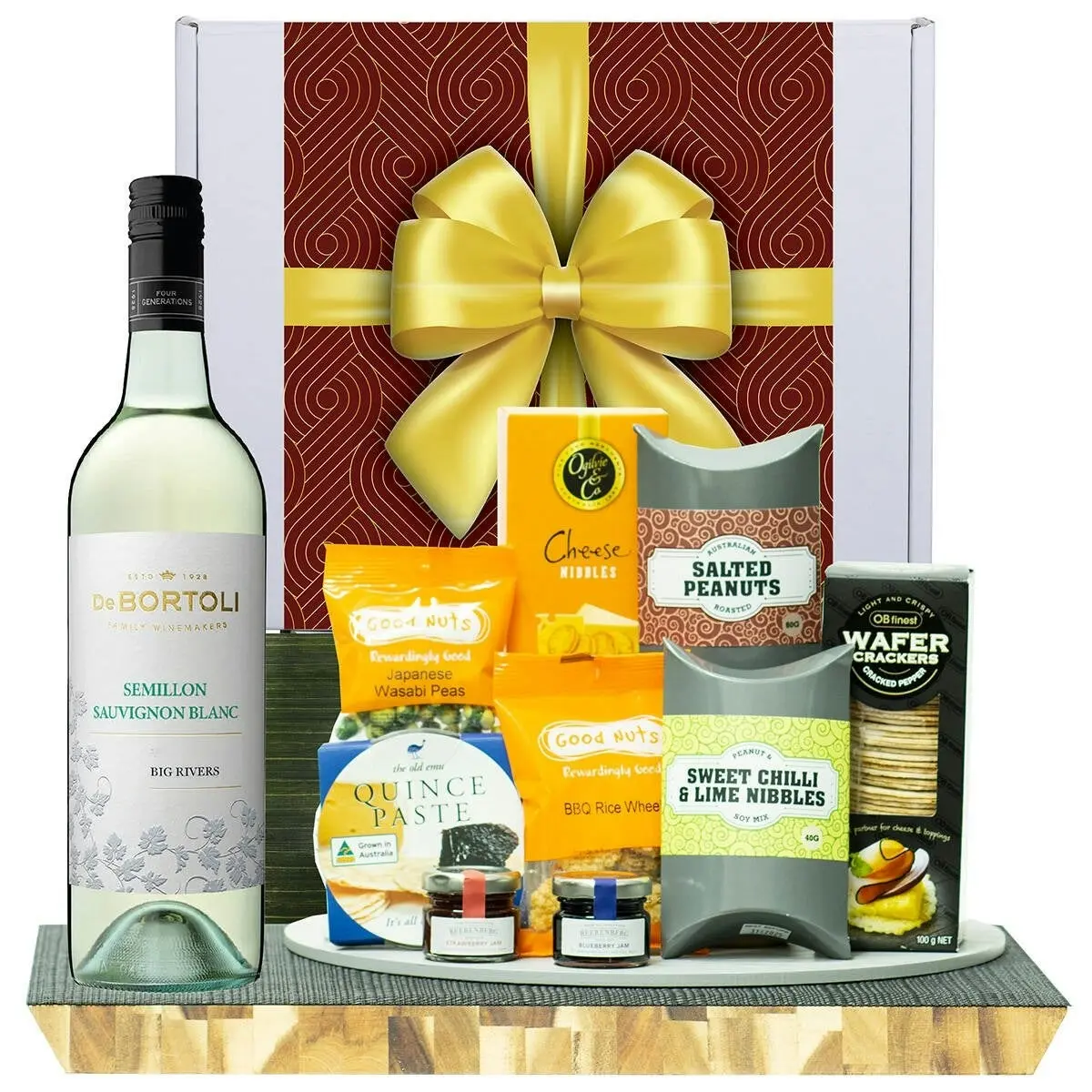 22922A  Gourmet Hamper with De Bortoli Big Rivers Semillon Sauvignon Blanc