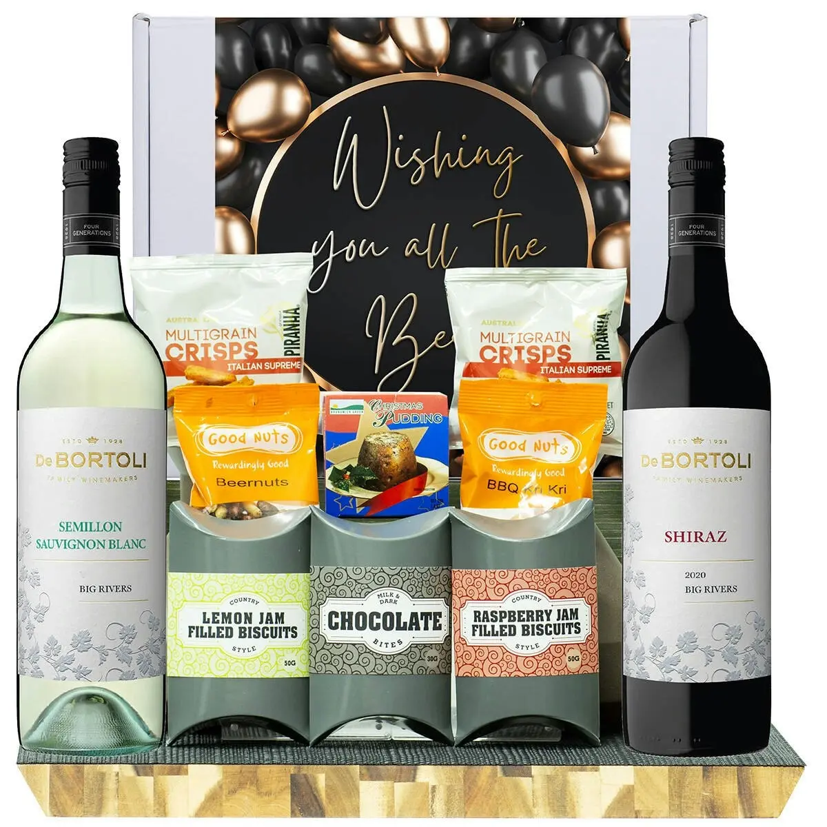 25223D All The Best Gourmet Hamper with De Bortoli Big Rivers