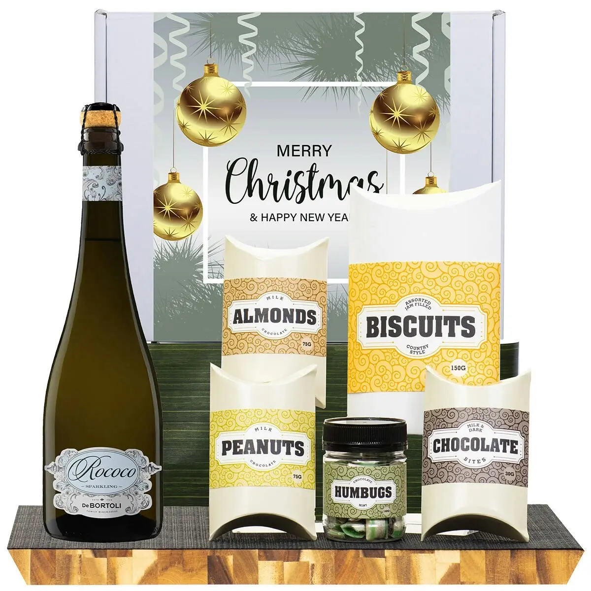 21436U Christmas Gourmet Hamper with De Bortoli Rococo Premium Cuvee