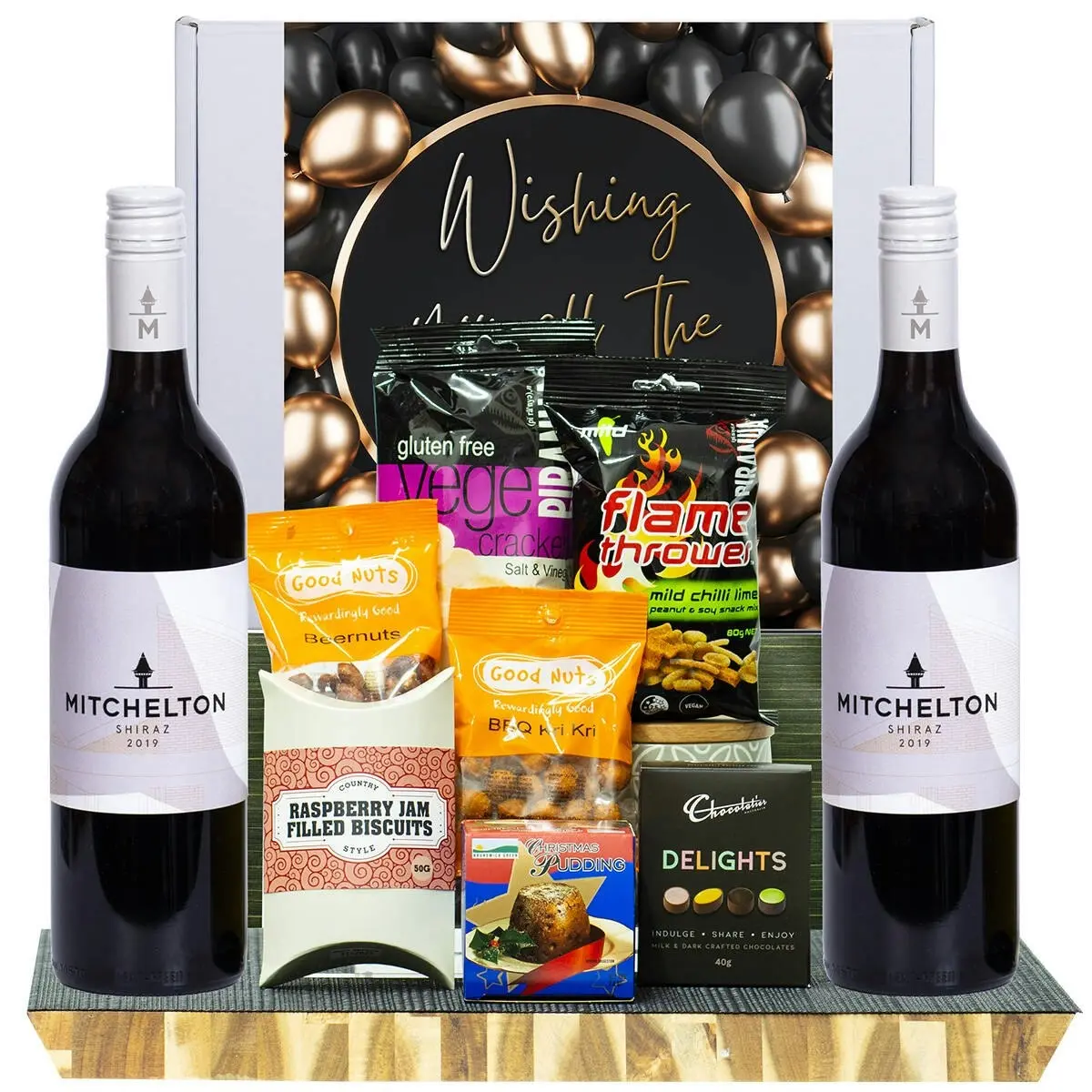 27051D All The Best Hamper with Mitchelton Shiraz