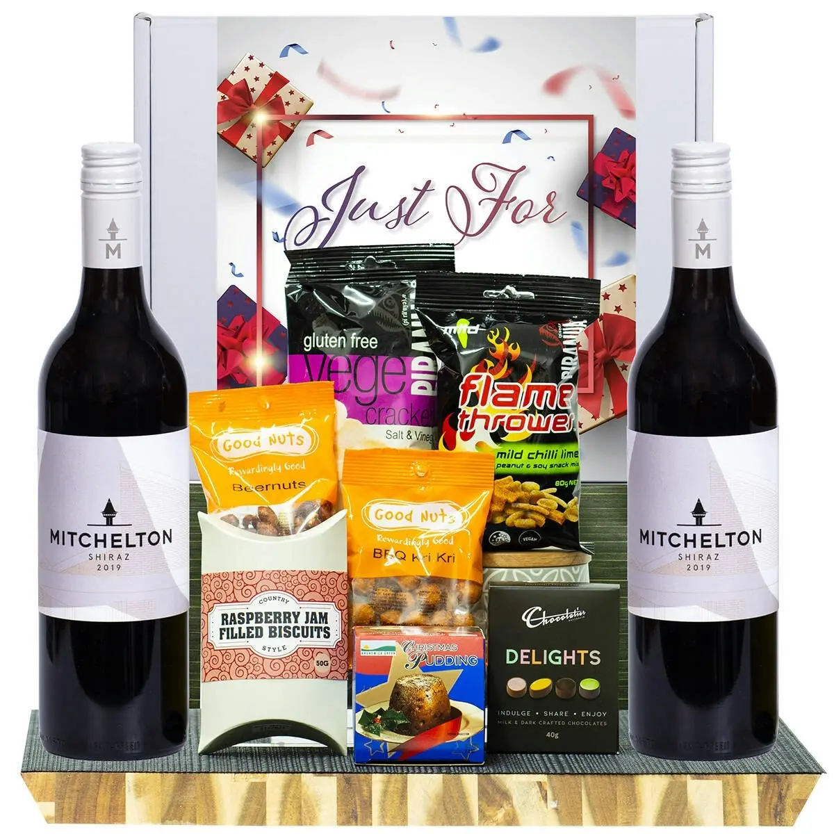 27051E Just For You Hamper with Mitchelton Shiraz