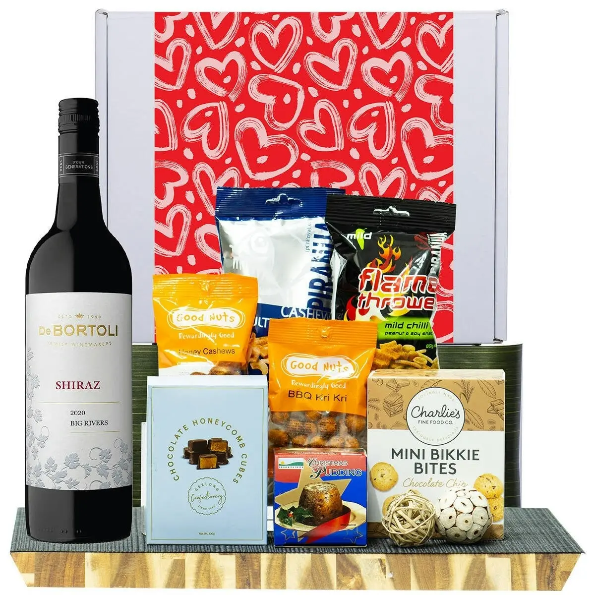 27121L Christmas Hamper with De Bortoli Big Rivers Shiraz