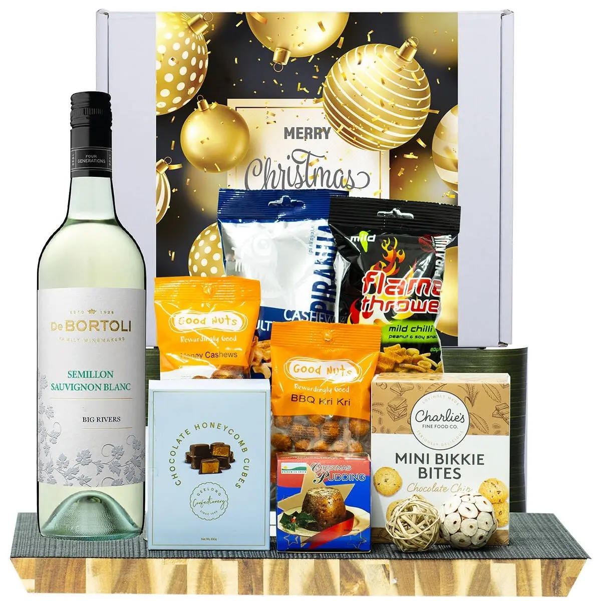 27122V Christmas Hamper with De Bortoli Big Rivers Semillon Sauvignon Blanc