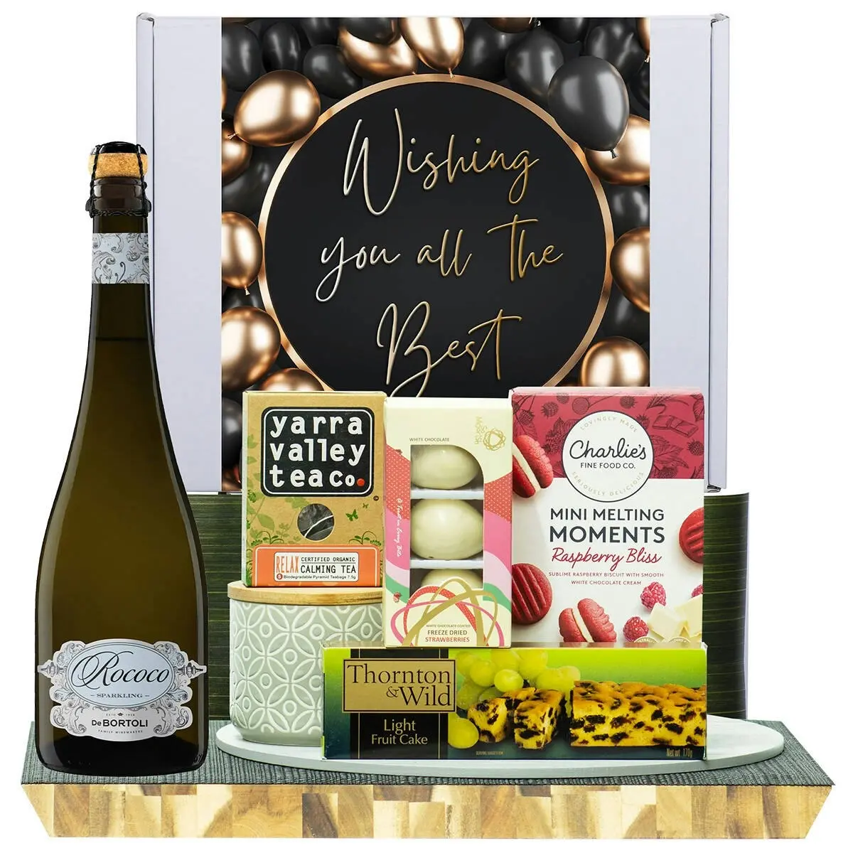 22336D All The Best Gourmet Hamper with De Bortoli Rococo Premium Cuvee