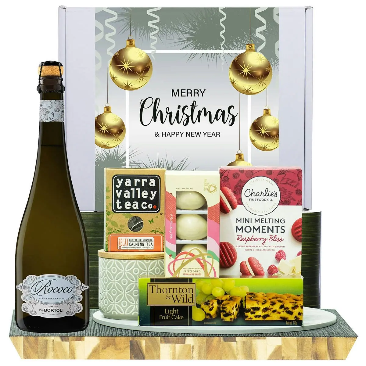 22336U Christmas Gourmet Hamper with De Bortoli Rococo Premium Cuvee