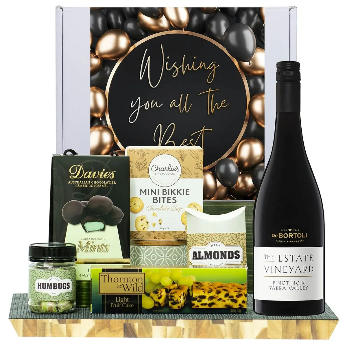 23827D All The Best Gourmet Hamper with De Bortoli The Estate Collection Pinot Noir