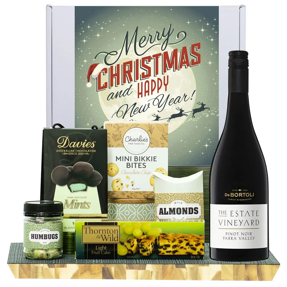 23827W Christmas Gourmet Hamper with De Bortoli The Estate Collection Pinot Noir