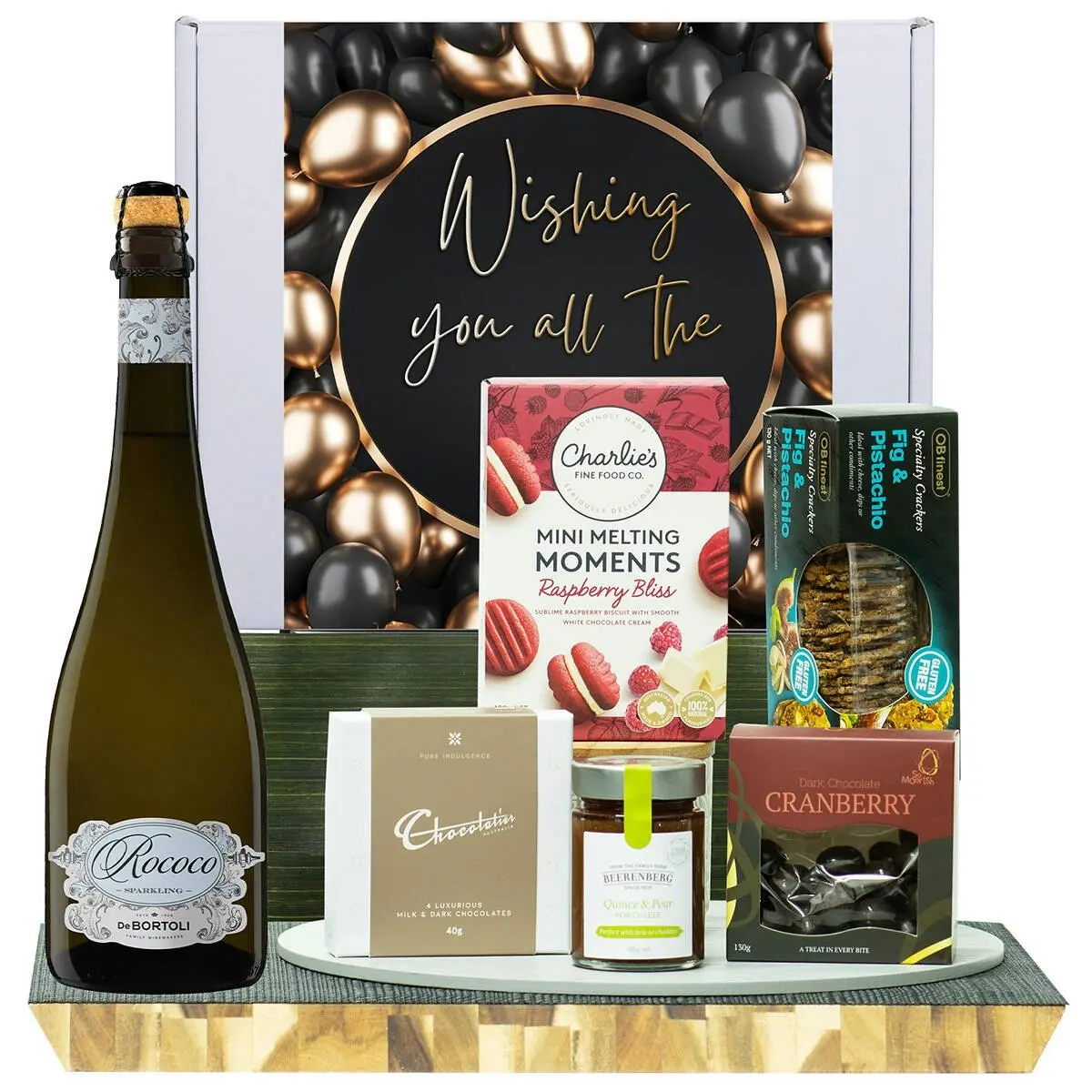 22036D All The Best Gourmet Hamper with De Bortoli Rococo Premium Cuvee