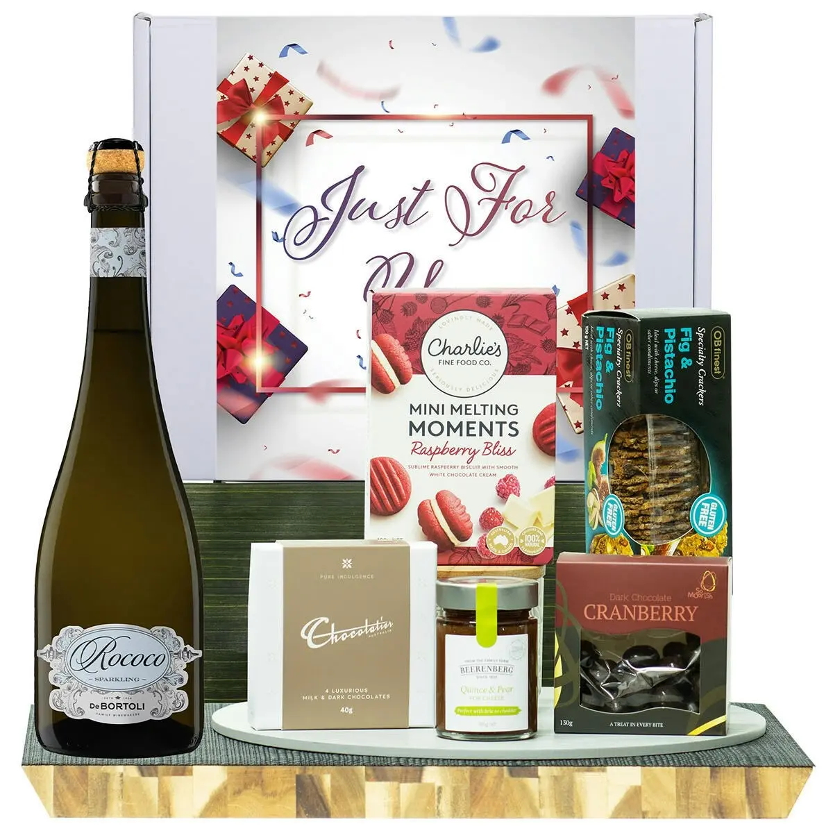 22036E Just For You Gourmet Hamper with De Bortoli Rococo Premium Cuvee