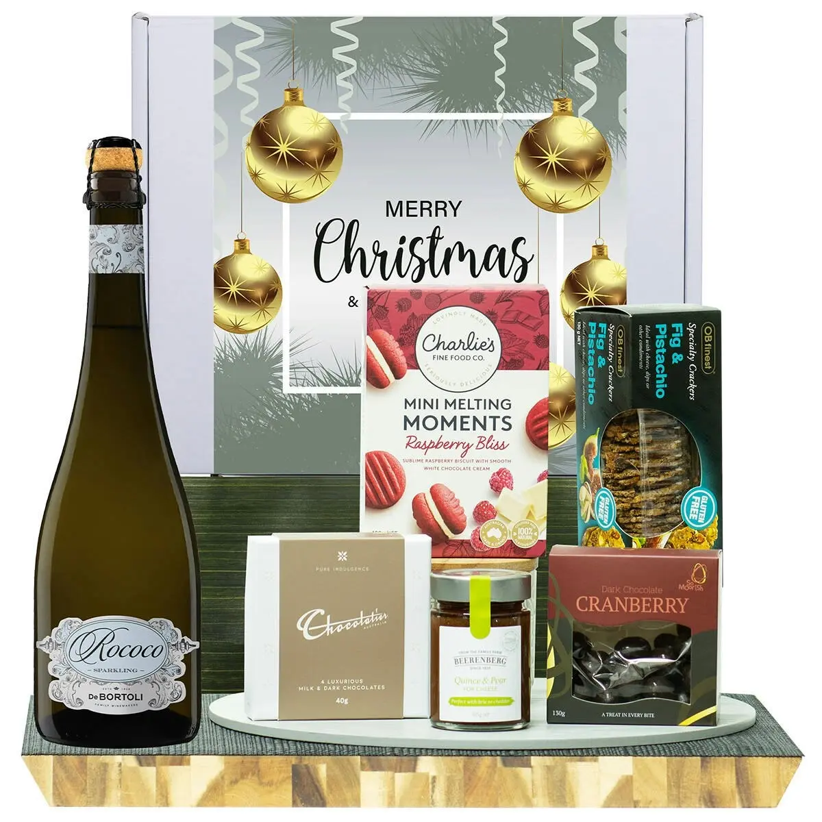 22036U Christmas Gourmet Hamper with De Bortoli Rococo Premium Cuvee