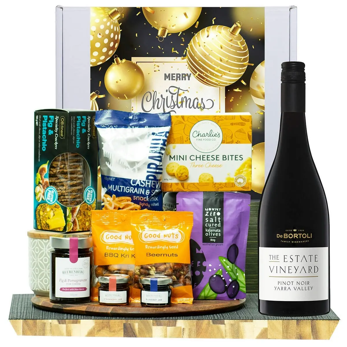 23227U Christmas Gourmet Hamper with De Bortoli The Estate Collection Pinot Noir