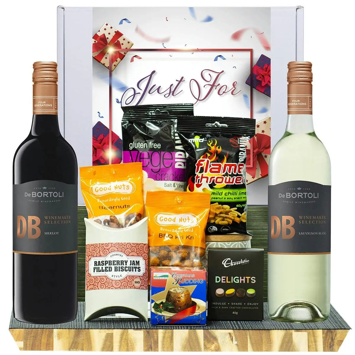 27026E Just For You Hamper with De Bortoli DB Merlot