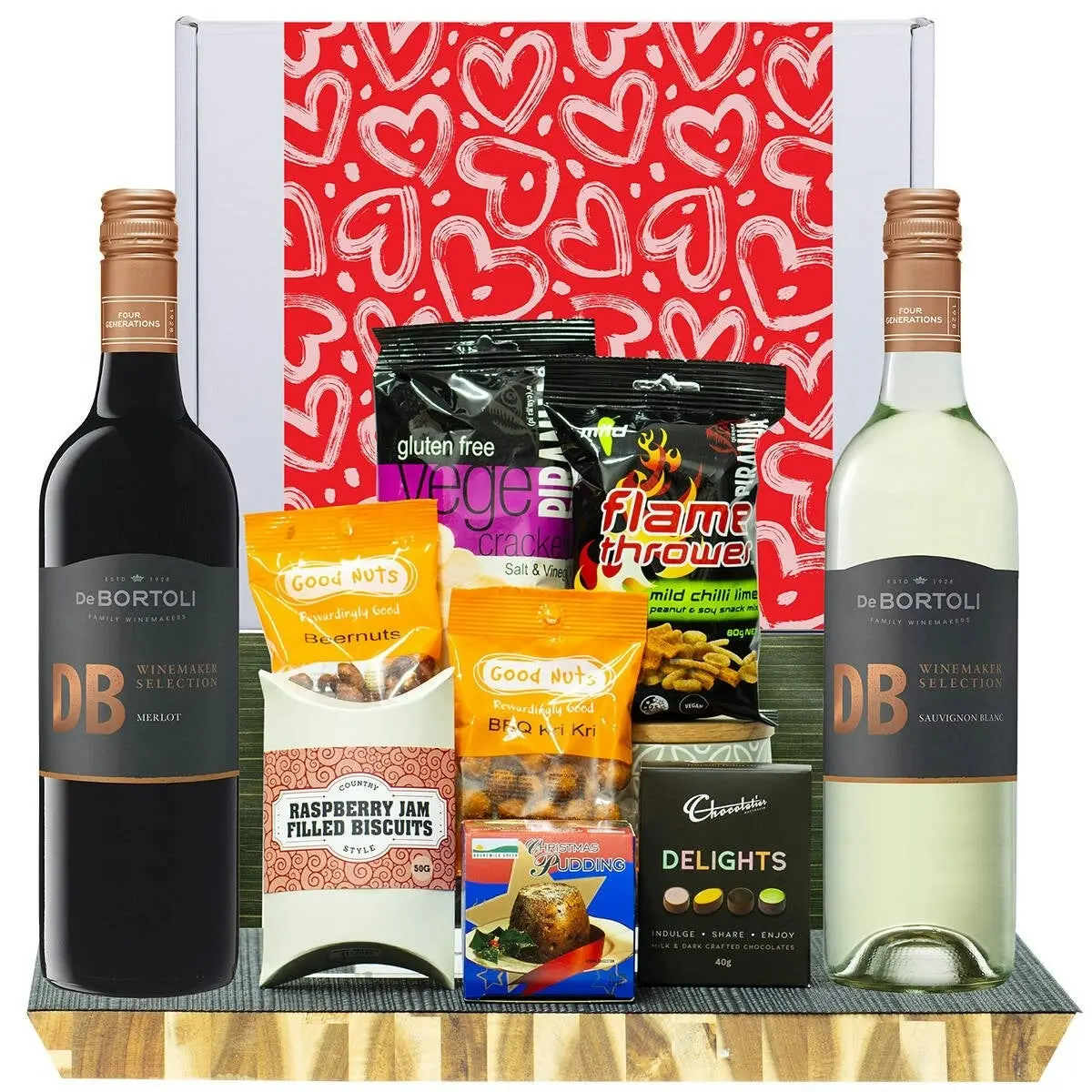 27026L Christmas Hamper with De Bortoli DB Merlot