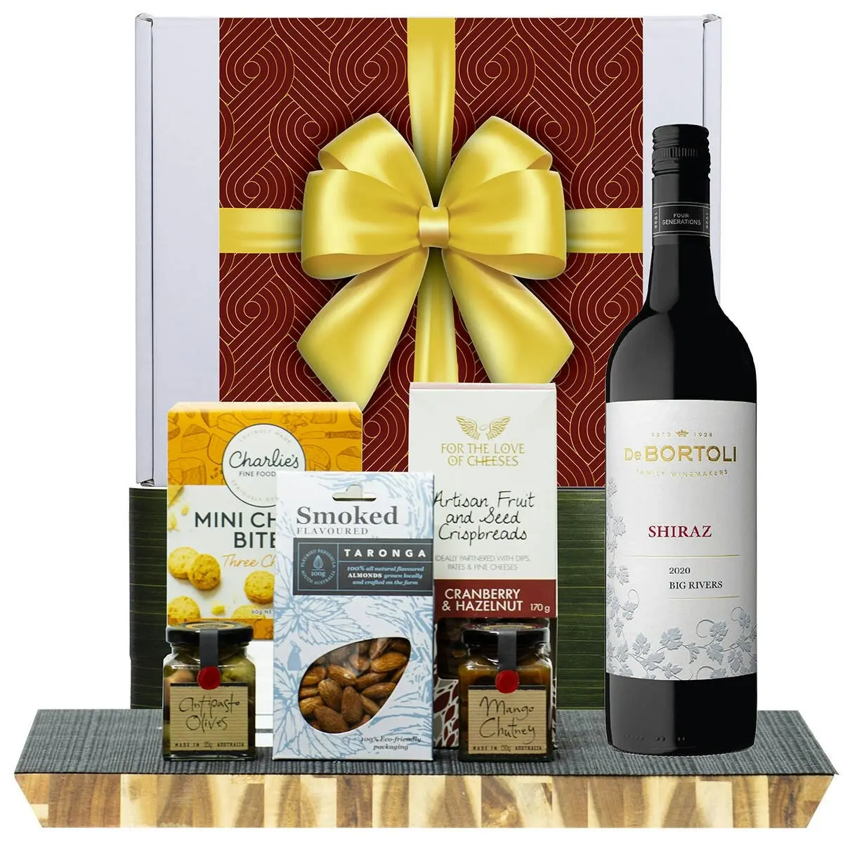 29921A Premium Gourmet Hamper with De Bortoli Big Rivers Shiraz