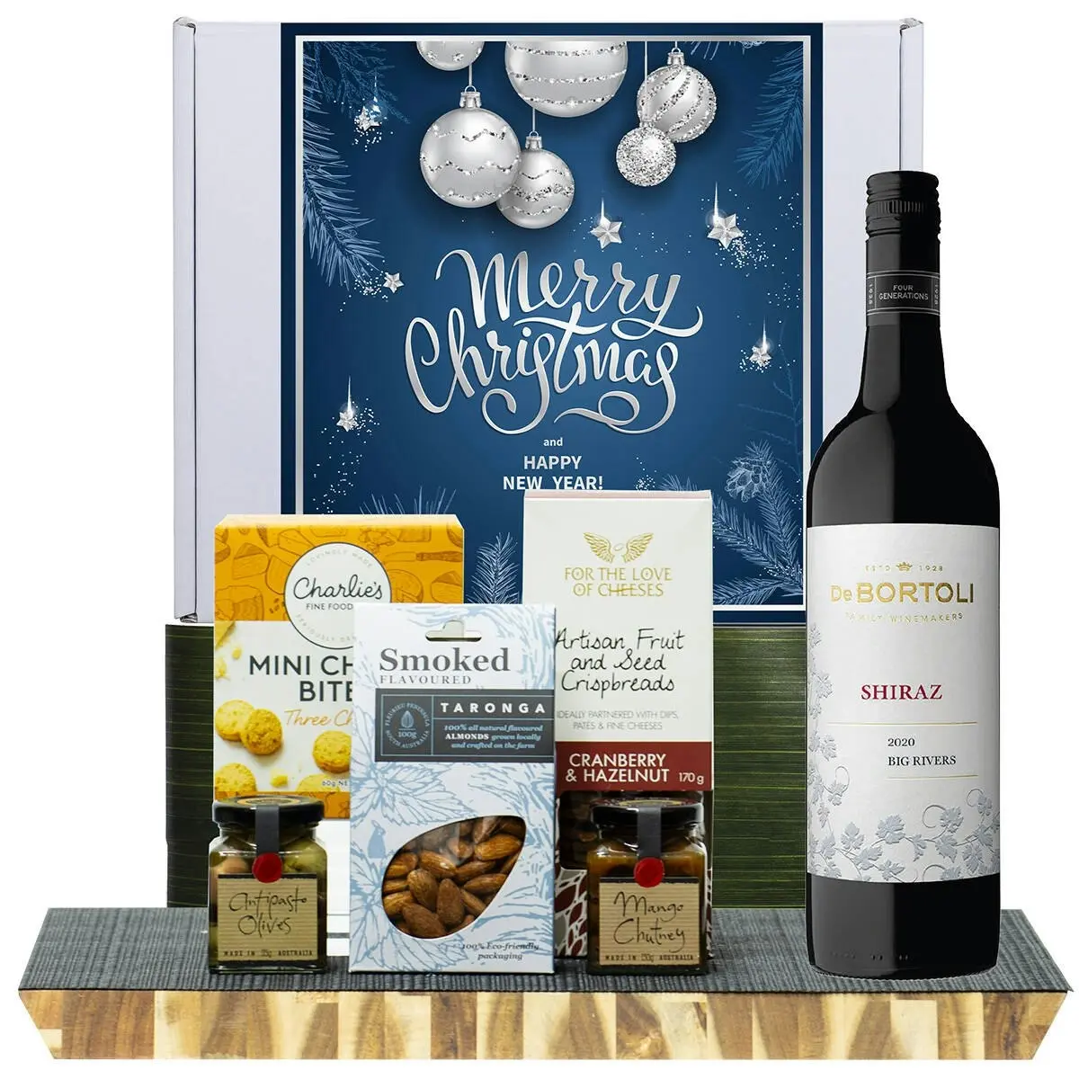 29921X Christmas Premium Gourmet Hamper with De Bortoli Big Rivers Shiraz