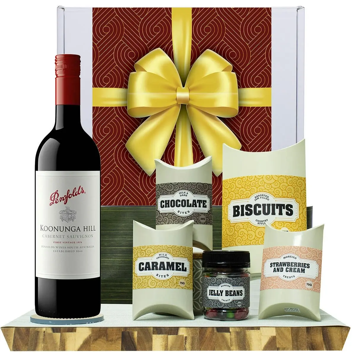 20502A Gourmet Hamper with Penfolds Koonunga Hill Cabernet Sauvignon