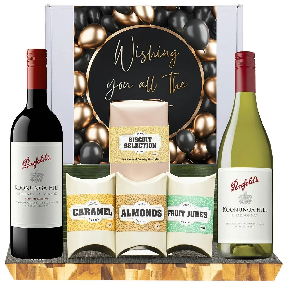 21004D All The Best Gourmet Hamper with Penfolds Koonunga Hill