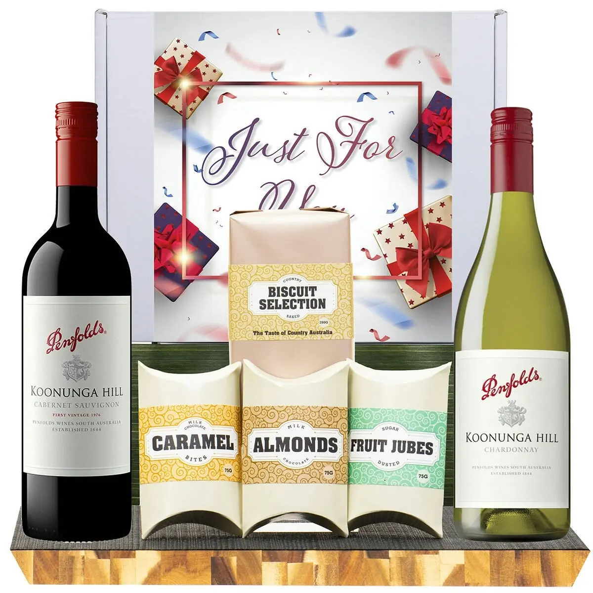 21004E Just For You Gourmet Hamper with Penfolds Koonunga Hill