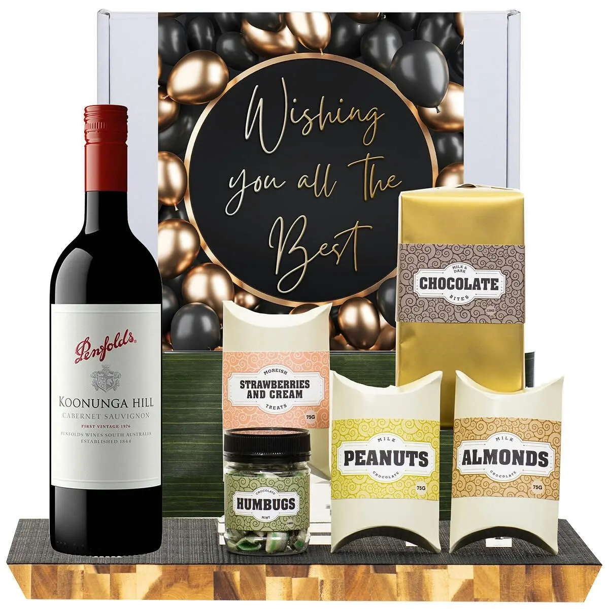 21202D All The Best Gourmet Hamper with Penfolds Koonunga Hill Cabernet Sauvignon