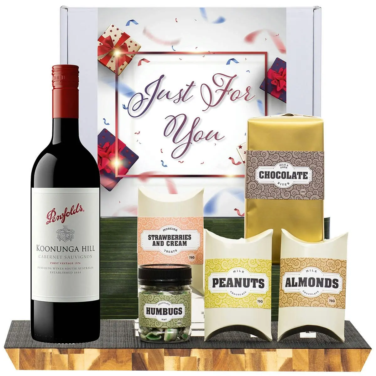 21202E Just For You Gourmet Hamper with Penfolds Koonunga Hill Cabernet Sauvignon