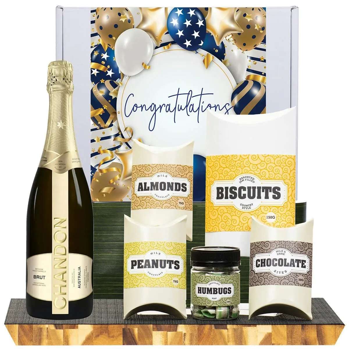 21463F Congratulations Gourmet Hamper with Chandon NV