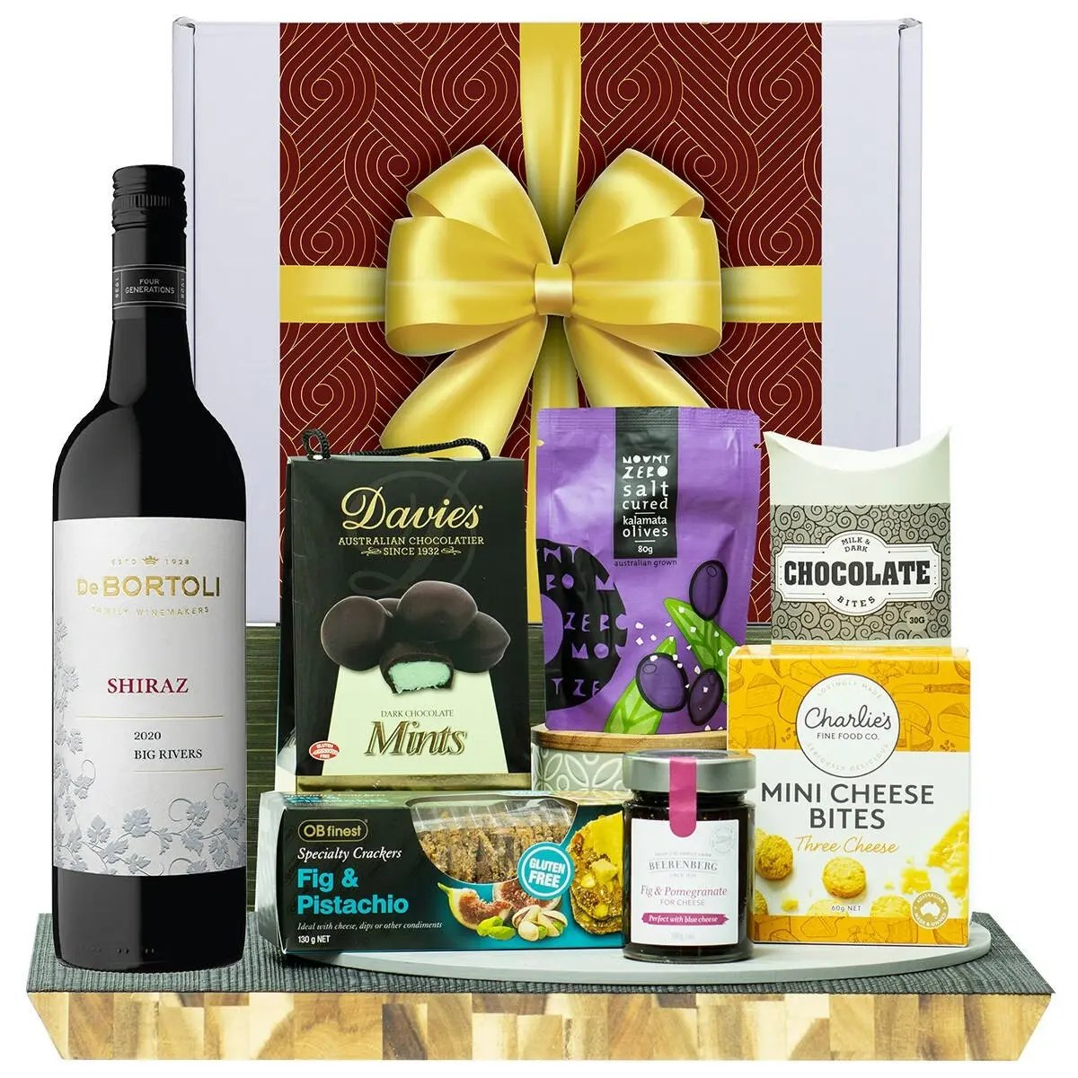 22221A Gourmet Hamper with De Bortoli Big Rivers Shiraz