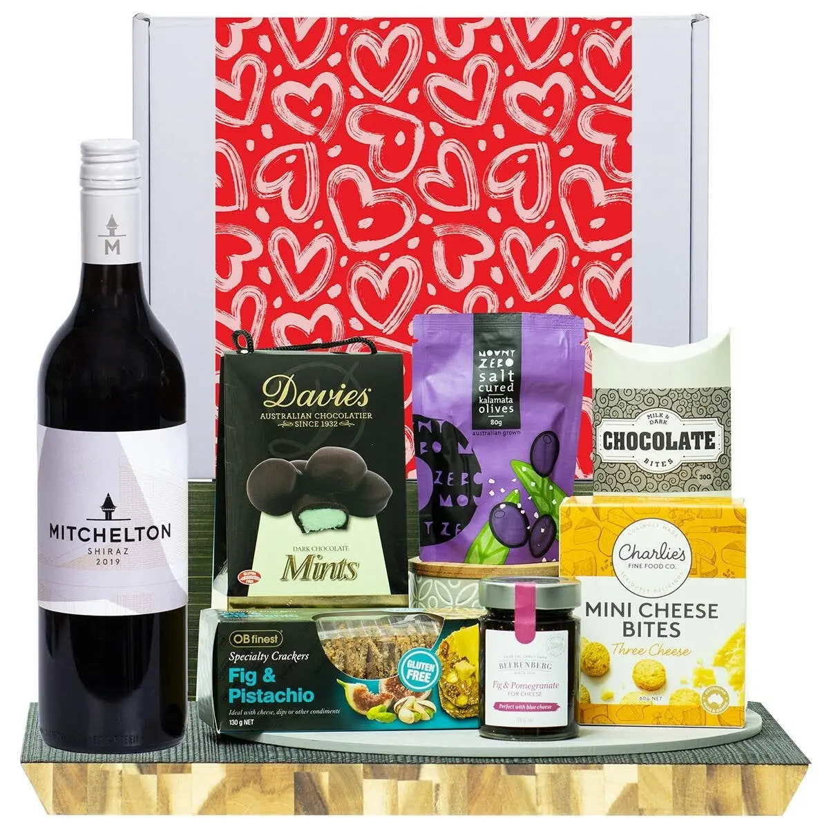 22251L Gourmet Hamper with Mitchelton Shiraz