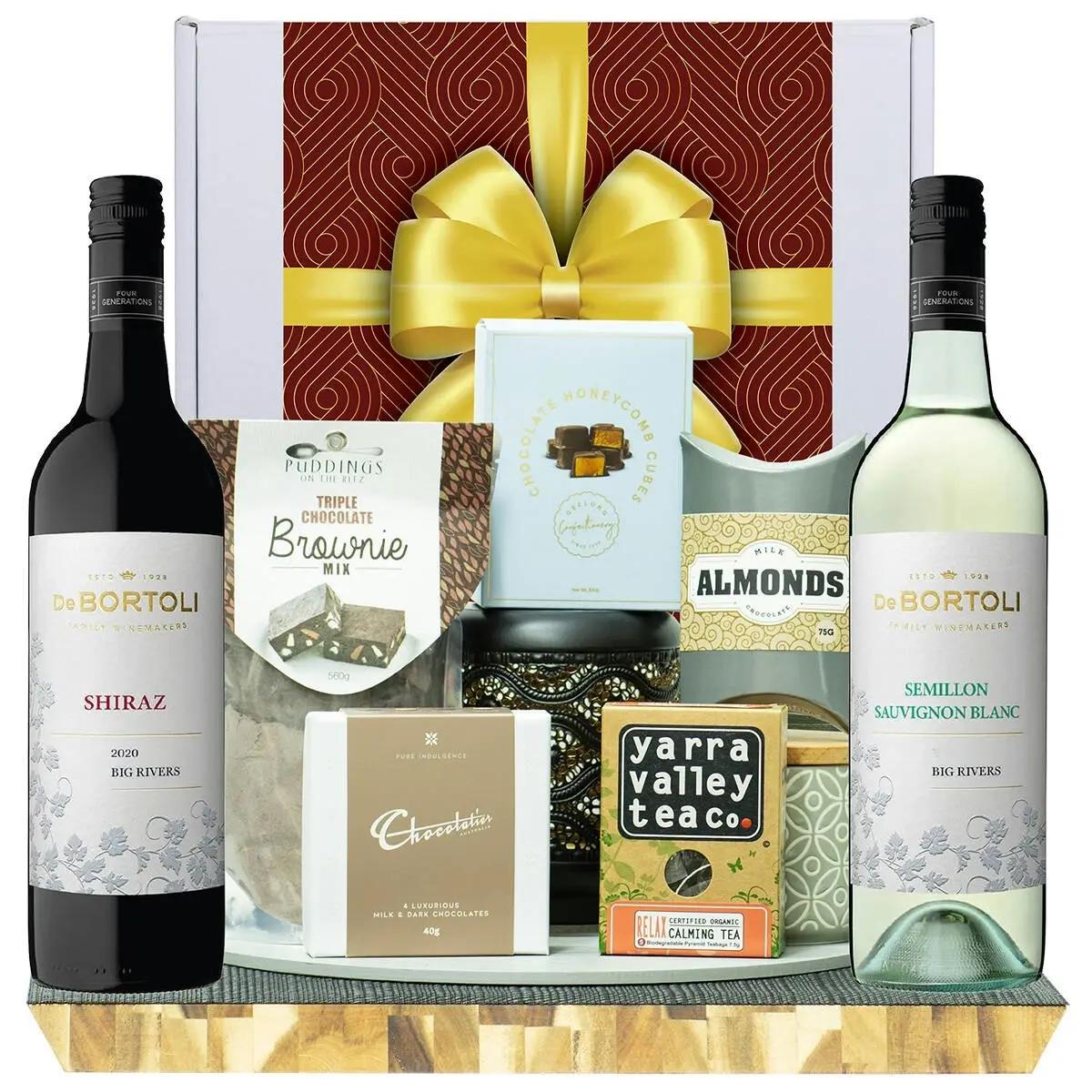 22523A Gourmet Hamper with De Bortoli Big Rivers Semillon Sauvignon Blanc