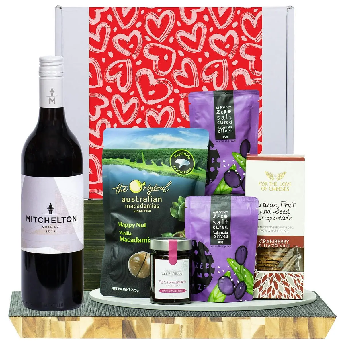 22851L Gourmet Hamper with Mitchelton Shiraz