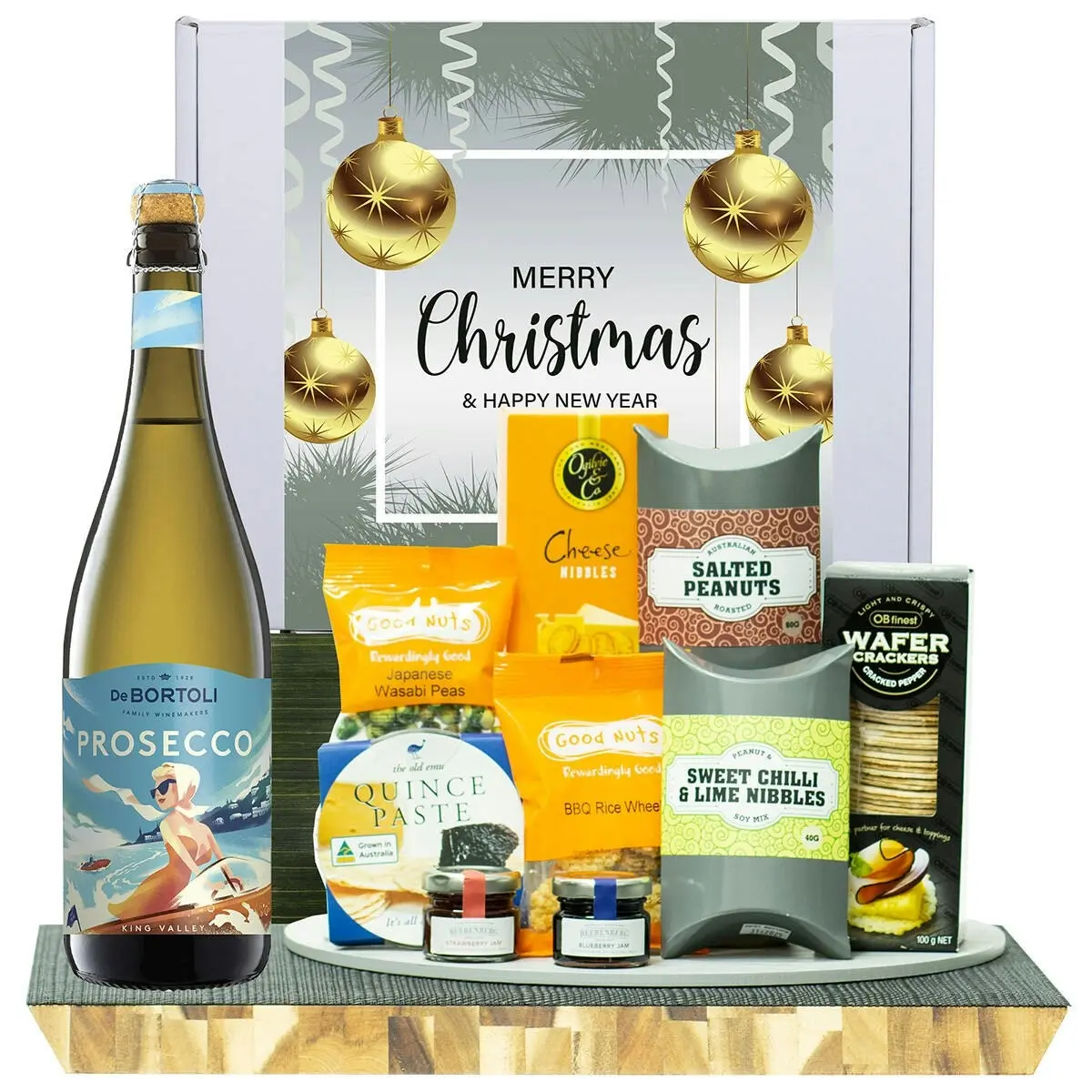 22937U Christmas Gourmet Hamper with De Bortoli King Valley Prosecco