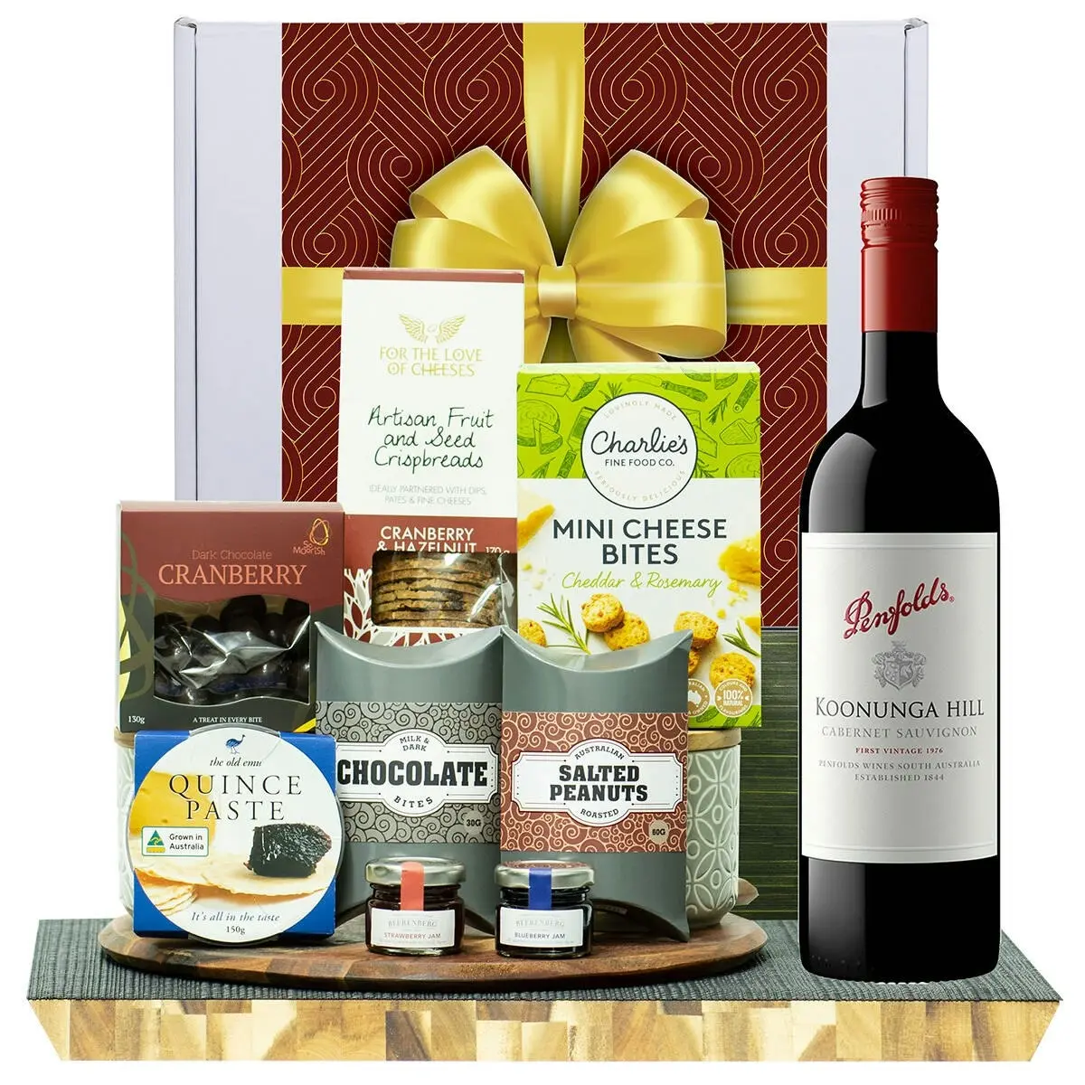 23302A Gourmet Hamper with Penfolds Koonunga Hill Cabernet Sauvignon