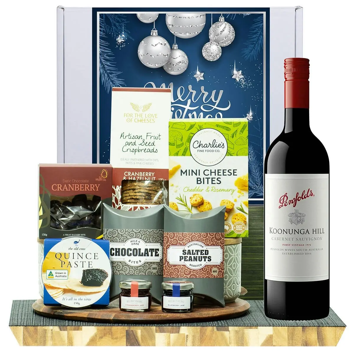 23302X Christmas Gourmet Hamper with Penfolds Koonunga Hill Cabernet Sauvignon