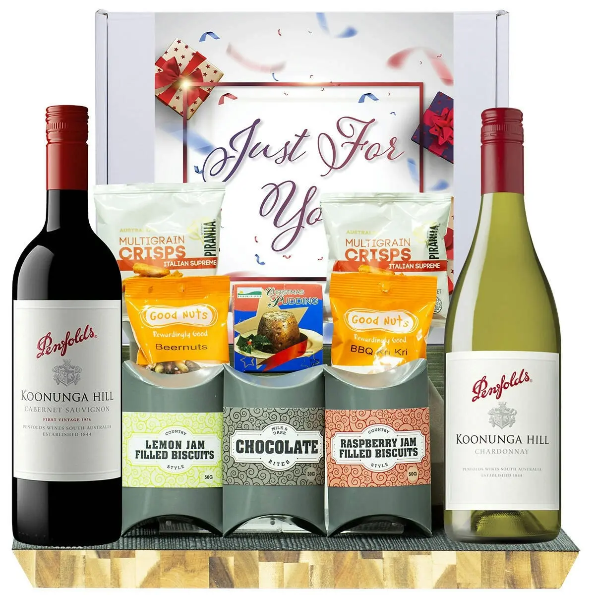 25204E Just For You Hamper with Penfolds Koonunga Hill